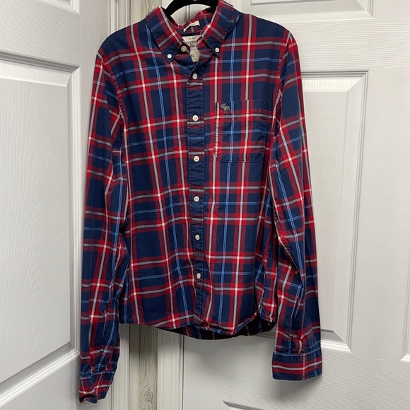 Abercrombie & Fitch Other - Abercrombie & Fitch Muscle Plaid Cotton Shirt
